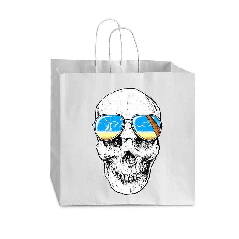 Skull Holiday Vogue Paper Bag - 16 X 6 X 12 | Artistshot