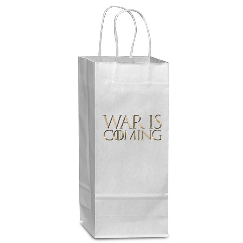 Dominion War Is Coming Wine Paper Bag - 5 1/2 X 3 1/4 X 13 | Artistshot