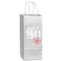 Made In 1941 All Original Parts Wine Paper Bag - 5 1/2 X 3 1/4 X 13 | Artistshot