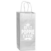 Best Poppie Ever Wine Paper Bag - 5 1/2 X 3 1/4 X 13 | Artistshot