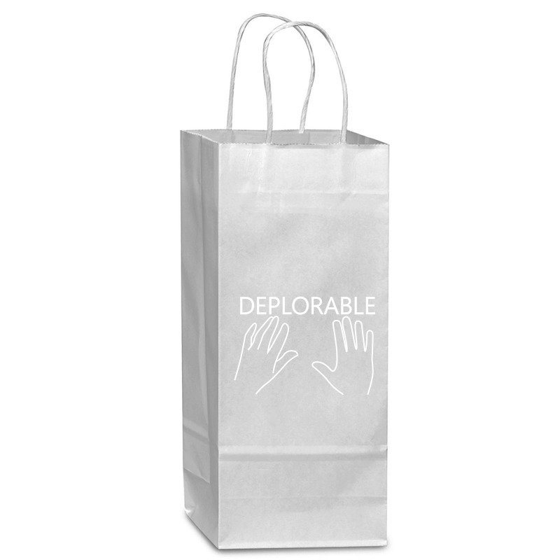 Deplorable Wine Paper Bag - 5 1/2 X 3 1/4 X 13 | Artistshot