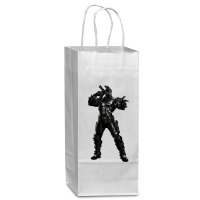 Moster Black Had Wine Paper Bag - 5 1/2 X 3 1/4 X 13 | Artistshot