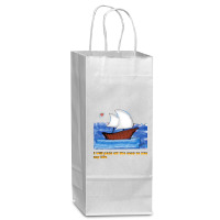 I Will Pass All The Seas To You .. My Life Wine Paper Bag - 5 1/2 X 3 1/4 X 13 | Artistshot