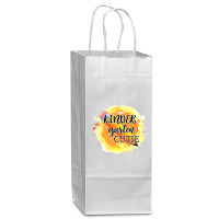 Kindergarten Cutie Wine Paper Bag - 5 1/2 X 3 1/4 X 13 | Artistshot