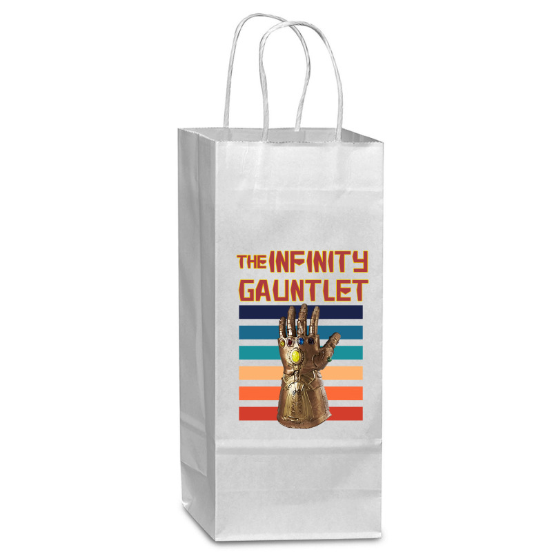 Infinity Gauntlet Wine Paper Bag - 5 1/2 X 3 1/4 X 13 | Artistshot