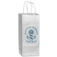 Nautical Summer Club Wine Paper Bag - 5 1/2 X 3 1/4 X 13 | Artistshot