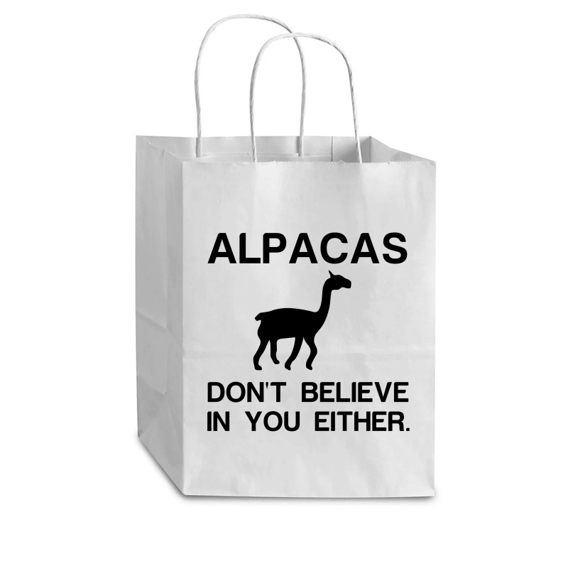 Alpacas Dont Believe Cub Paper Bag - 8 X 4 1/2 X 10 1/4 | Artistshot