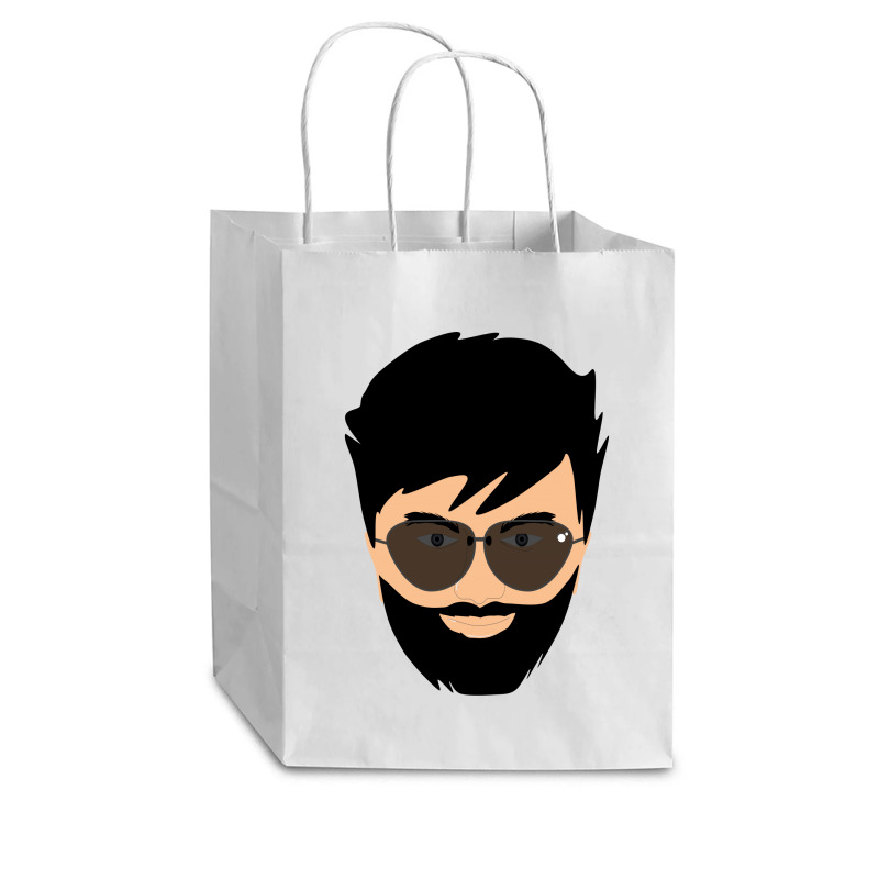 Bearded Face Cub Paper Bag - 8 X 4 1/2 X 10 1/4 | Artistshot