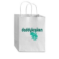 Daddy Kraken Cub Paper Bag - 8 X 4 1/2 X 10 1/4 | Artistshot