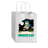 Space Cat Cub Paper Bag - 8 X 4 1/2 X 10 1/4 | Artistshot