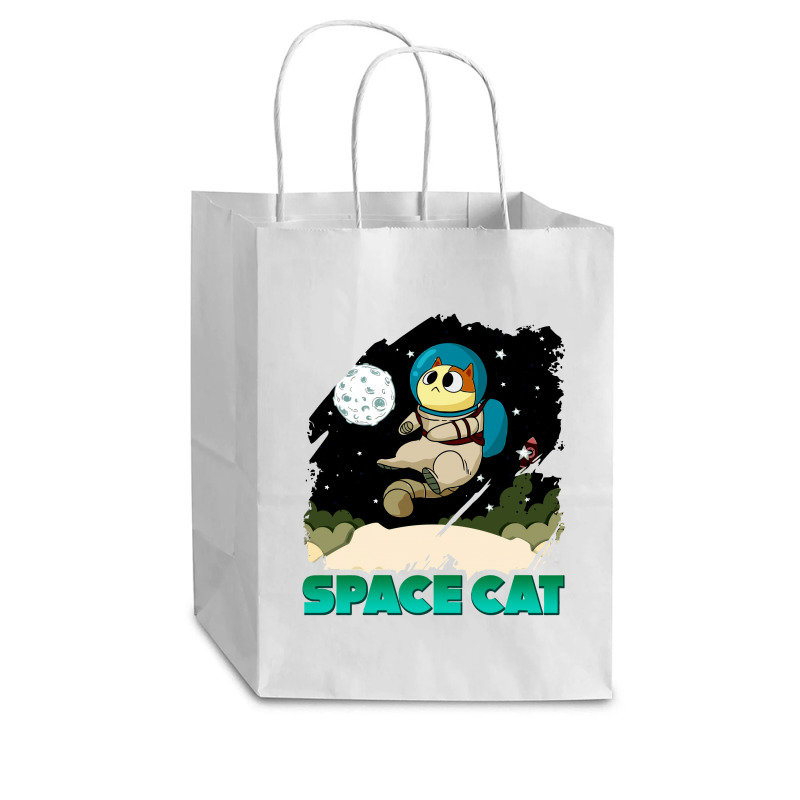 Space Cat Cub Paper Bag - 8 X 4 1/2 X 10 1/4 | Artistshot