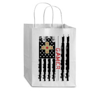 Gamer American Flag For Light Cub Paper Bag - 8 X 4 1/2 X 10 1/4 | Artistshot