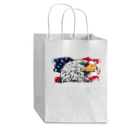 American Flag Eagle Cub Paper Bag - 8 X 4 1/2 X 10 1/4 | Artistshot