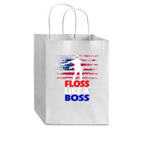 Floss Like A Boss American Flag 4th Of July Cub Paper Bag - 8 X 4 1/2 X 10 1/4 | Artistshot