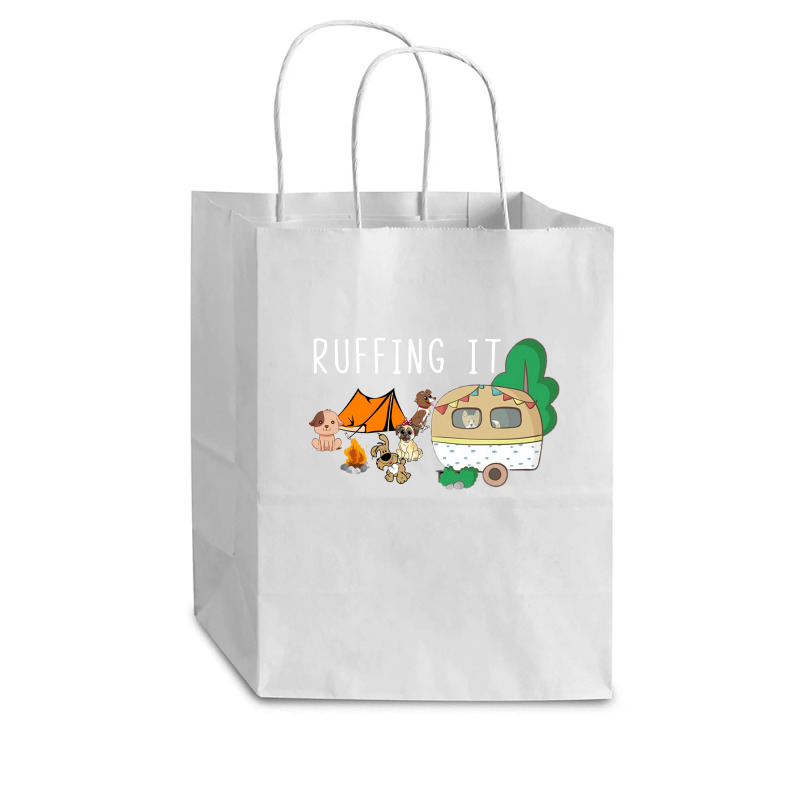 Camping Ruffing It Cub Paper Bag - 8 X 4 1/2 X 10 1/4 | Artistshot