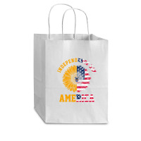 Vintage Daisy Bulldog America Independence Day Gift For All American Cub Paper Bag - 8 X 4 1/2 X 10 1/4 | Artistshot