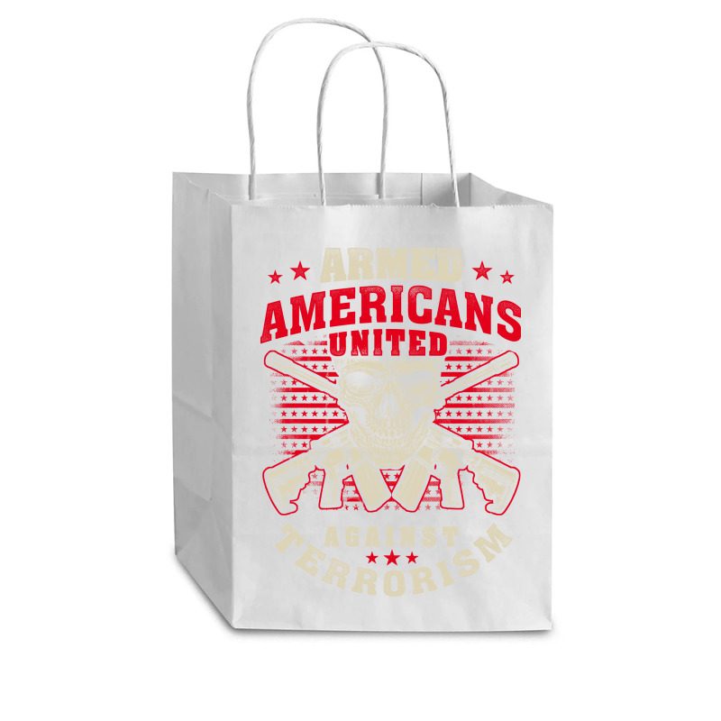 Armed Americans United Against Terrorism Patriot Against Terrorism Cub Paper Bag - 8 X 4 1/2 X 10 1/4 | Artistshot