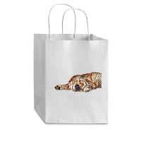 A Close-up Photo Of A Cute Si Cub Paper Bag - 8 X 4 1/2 X 10 1/4 | Artistshot