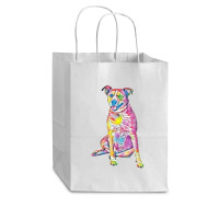 Happy Large Mixed Breed Dog S Cub Paper Bag - 8 X 4 1/2 X 10 1/4 | Artistshot