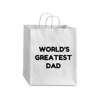 World's Greatest Dad Debie Paper Bag - 10 X 5 X 13 | Artistshot