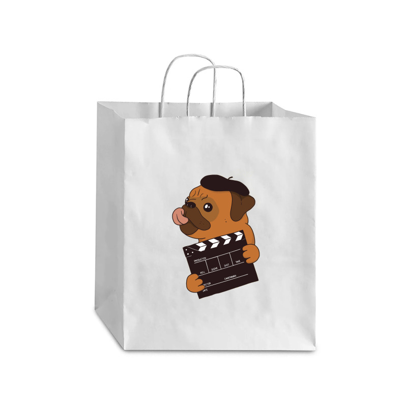 Pug Director Debie Paper Bag - 10 X 5 X 13 | Artistshot