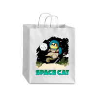 Space Cat Debie Paper Bag - 10 X 5 X 13 | Artistshot