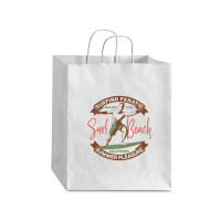 Surfing Fanatic Beach Debie Paper Bag - 10 X 5 X 13 | Artistshot