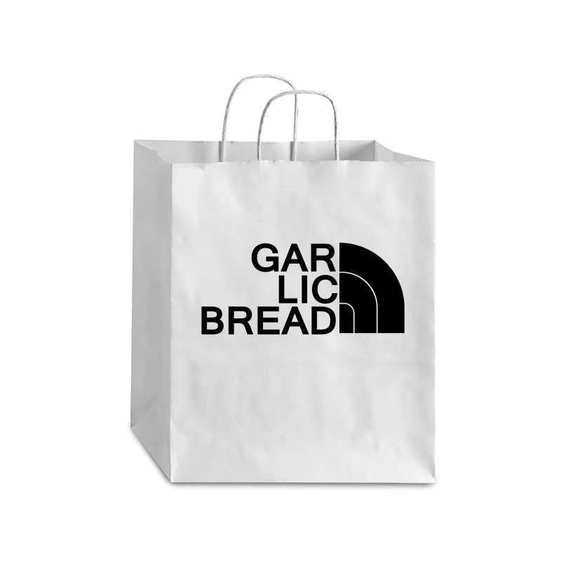 Gar Lic Bread Black Debie Paper Bag - 10 X 5 X 13 | Artistshot