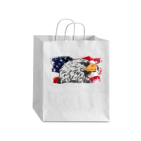 American Flag Eagle Debie Paper Bag - 10 X 5 X 13 | Artistshot