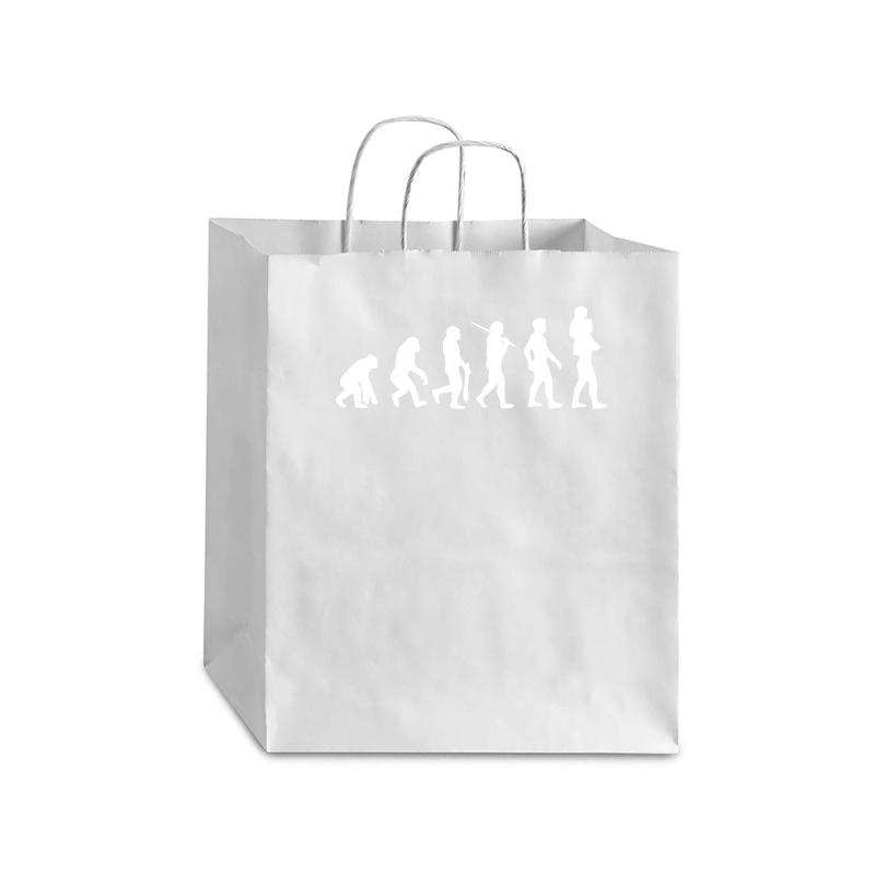 Evolution Of Father Son Debie Paper Bag - 10 X 5 X 13 | Artistshot