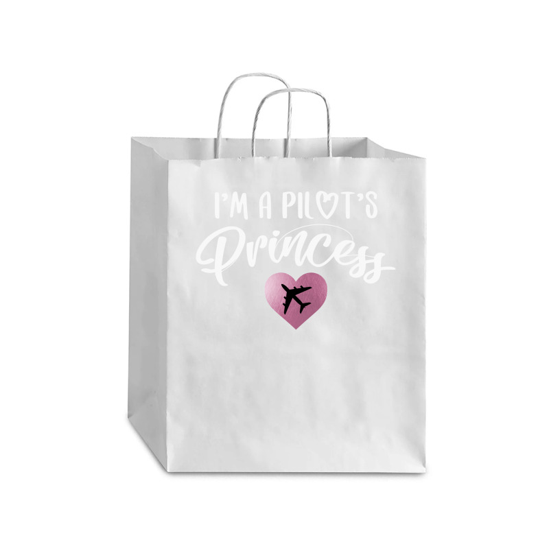 I'm A Pilot's Princess For Dark Debie Paper Bag - 10 X 5 X 13 | Artistshot