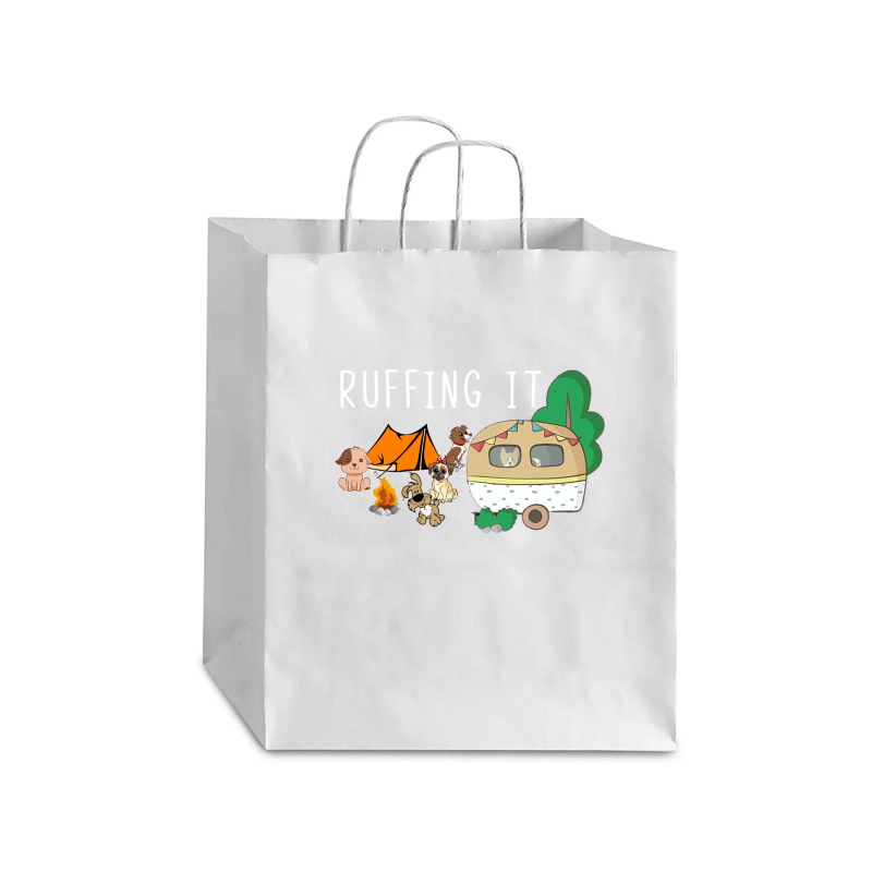 Camping Ruffing It Debie Paper Bag - 10 X 5 X 13 | Artistshot