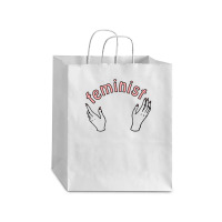 Feminist Doodle Debie Paper Bag - 10 X 5 X 13 | Artistshot