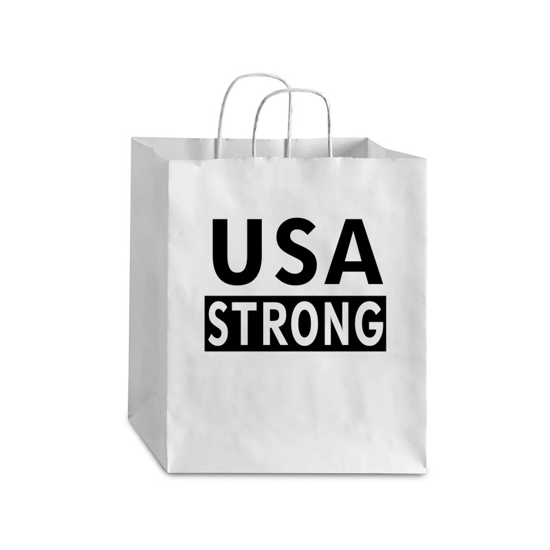 Usa Strong Debie Paper Bag - 10 X 5 X 13 | Artistshot