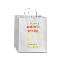 Super Cool Production Manager Debie Paper Bag - 10 X 5 X 13 | Artistshot