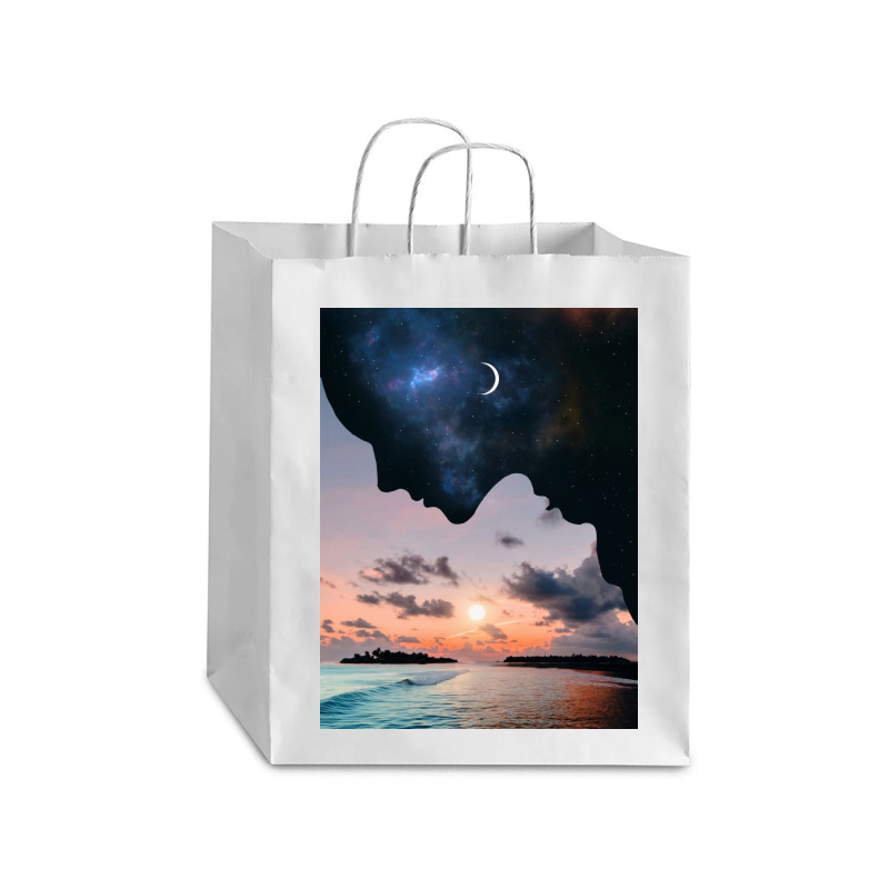 Day And Night Debie Paper Bag - 10 X 5 X 13 | Artistshot