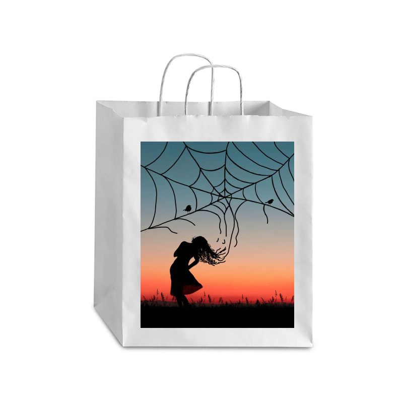 Spider Web Debie Paper Bag - 10 X 5 X 13 | Artistshot