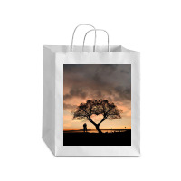 Tree And Heart Debie Paper Bag - 10 X 5 X 13 | Artistshot