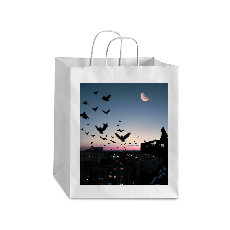 Balcony View Debie Paper Bag - 10 X 5 X 13 | Artistshot