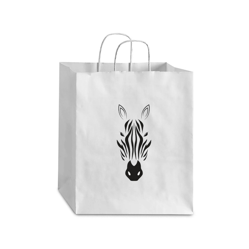 Zebra Debie Paper Bag - 10 X 5 X 13 | Artistshot