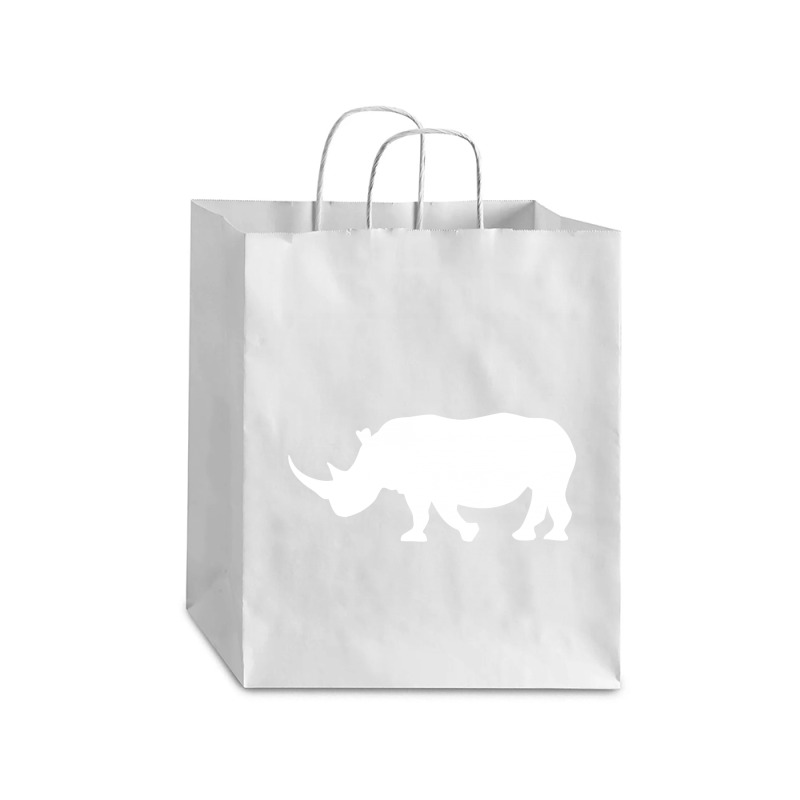 Rhino Debie Paper Bag - 10 X 5 X 13 | Artistshot