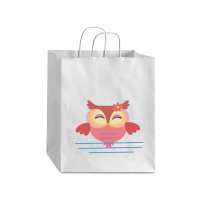 Owl Mom Debie Paper Bag - 10 X 5 X 13 | Artistshot