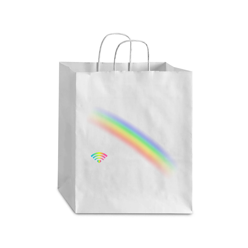 Rainbow Debie Paper Bag - 10 X 5 X 13 | Artistshot