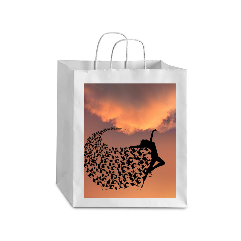 Flying Debie Paper Bag - 10 X 5 X 13 | Artistshot