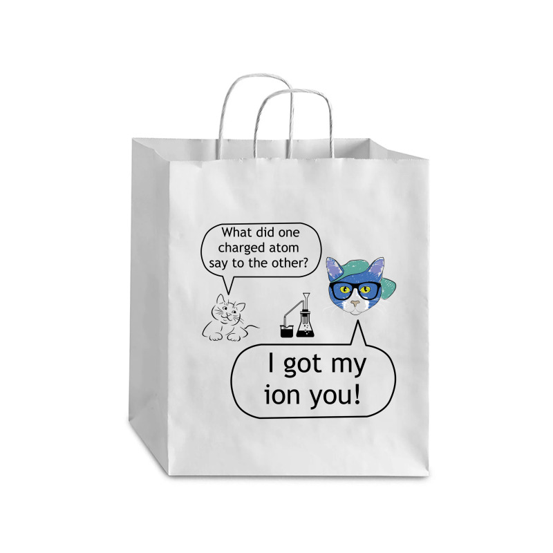 Charged Atom Debie Paper Bag - 10 X 5 X 13 | Artistshot