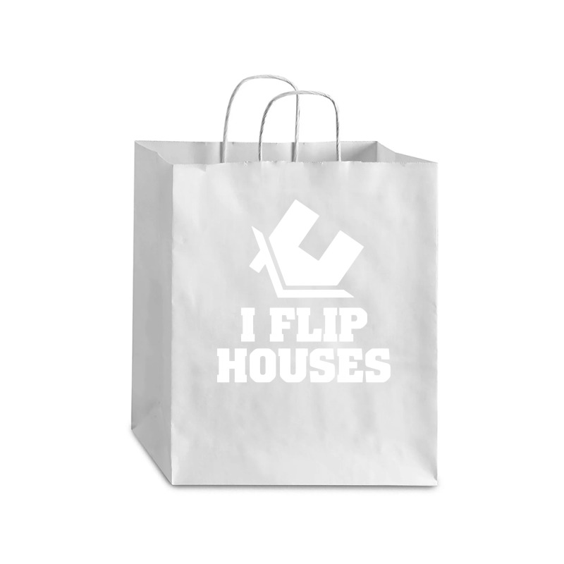 I Flip Houses Debie Paper Bag - 10 X 5 X 13 | Artistshot