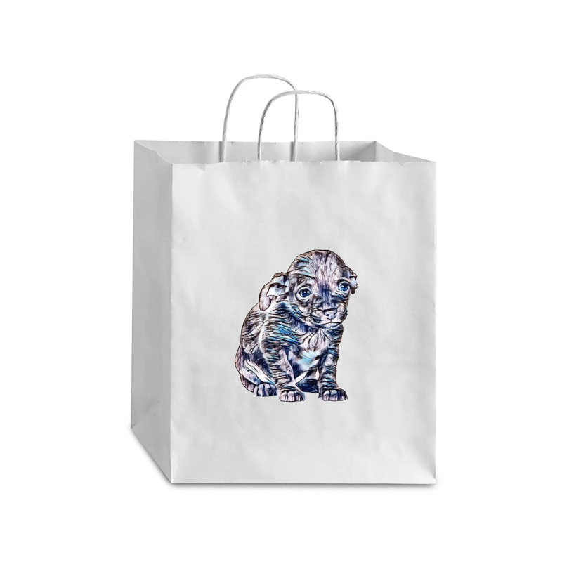 Adorable Little Mixed Breed P Debie Paper Bag - 10 X 5 X 13 | Artistshot