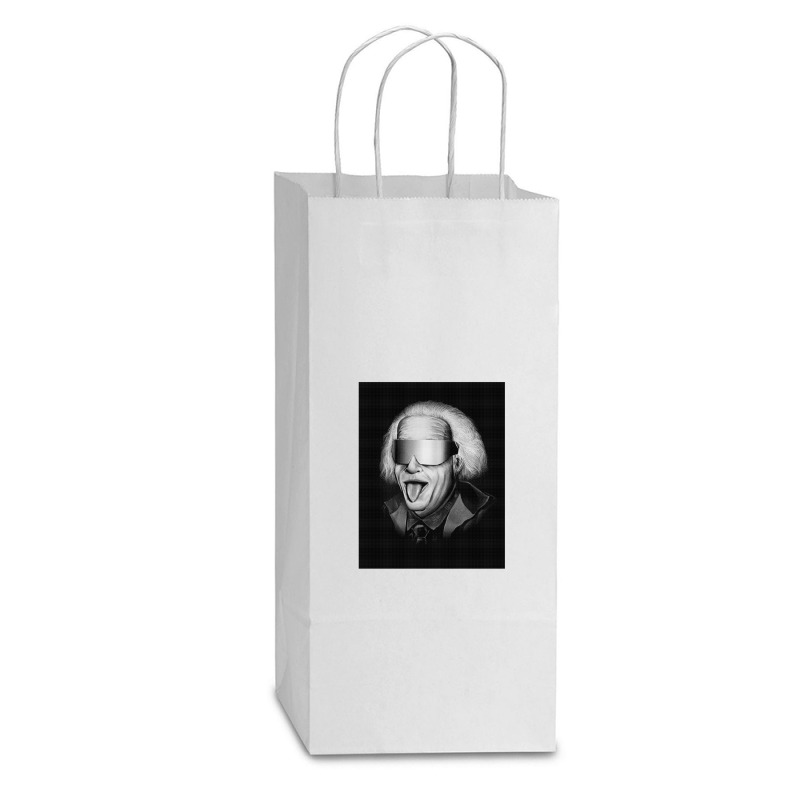 About Doc Double Wine Paper Bag - 6 1/2 X 3 1/2 X 12 3/8 | Artistshot