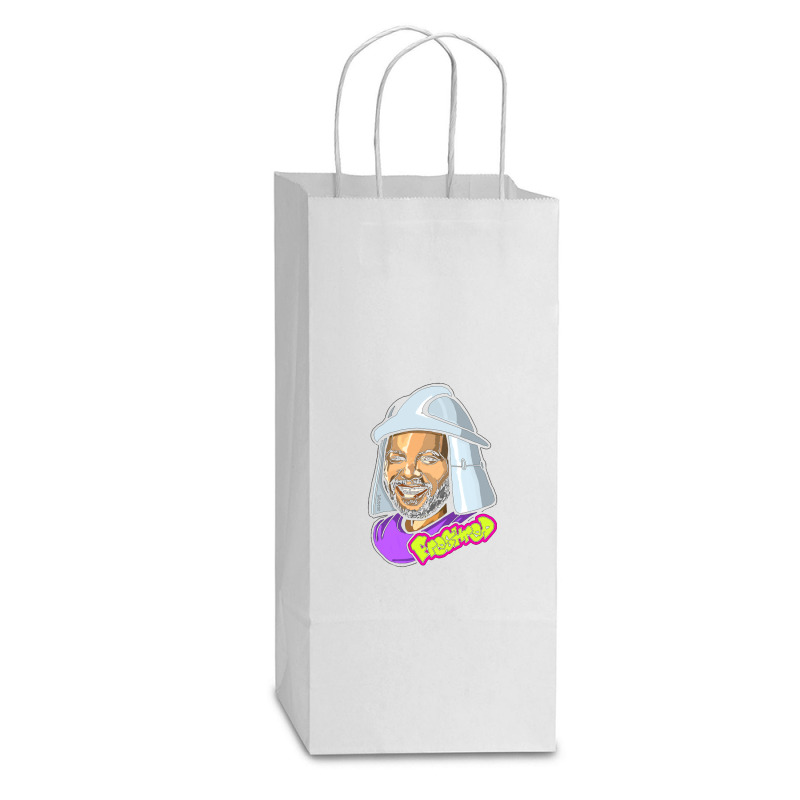 Freshred Double Wine Paper Bag - 6 1/2 X 3 1/2 X 12 3/8 | Artistshot