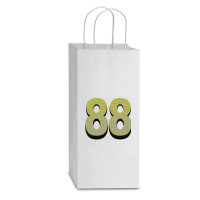 88 Smiley Face Double Wine Paper Bag - 6 1/2 X 3 1/2 X 12 3/8 | Artistshot